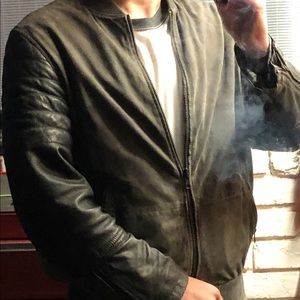 Désigner Murano leather jacket